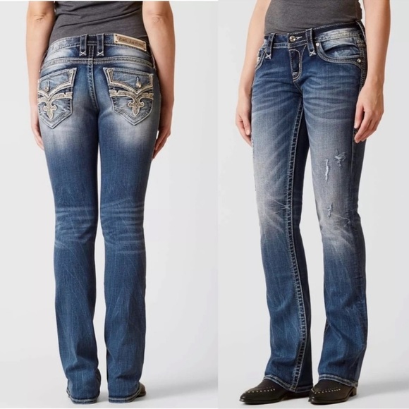 Rock Revival Denim - Rock Revival Women’s Effie Boot Stretch Jean Size 24